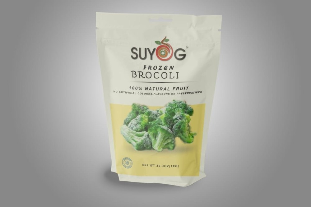 SUYOG A Grade Frozen Broccoli, Net Bag, Iqf