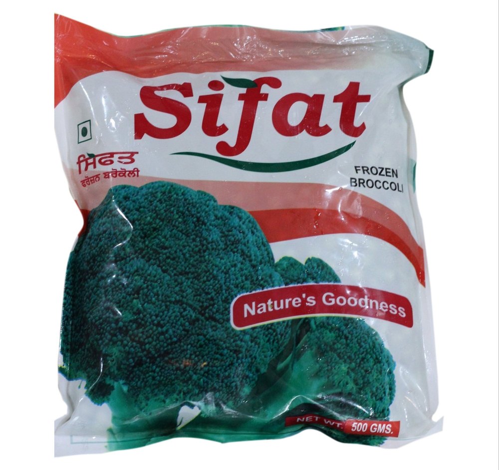 Sifat A Grade 500gm Frozen Fresh Broccoli, Packet