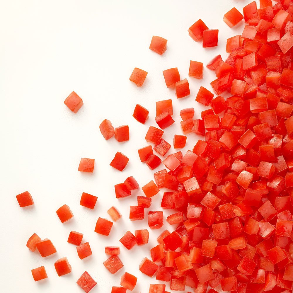A Grade Frozen Tomatoes Diced, 50kg, Individual Quick Freezing