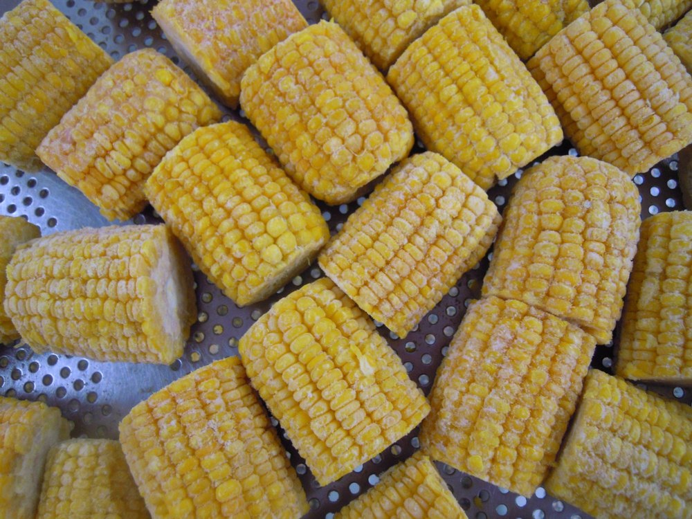 A Grade Yellow Frozen Corn Cob, Loose