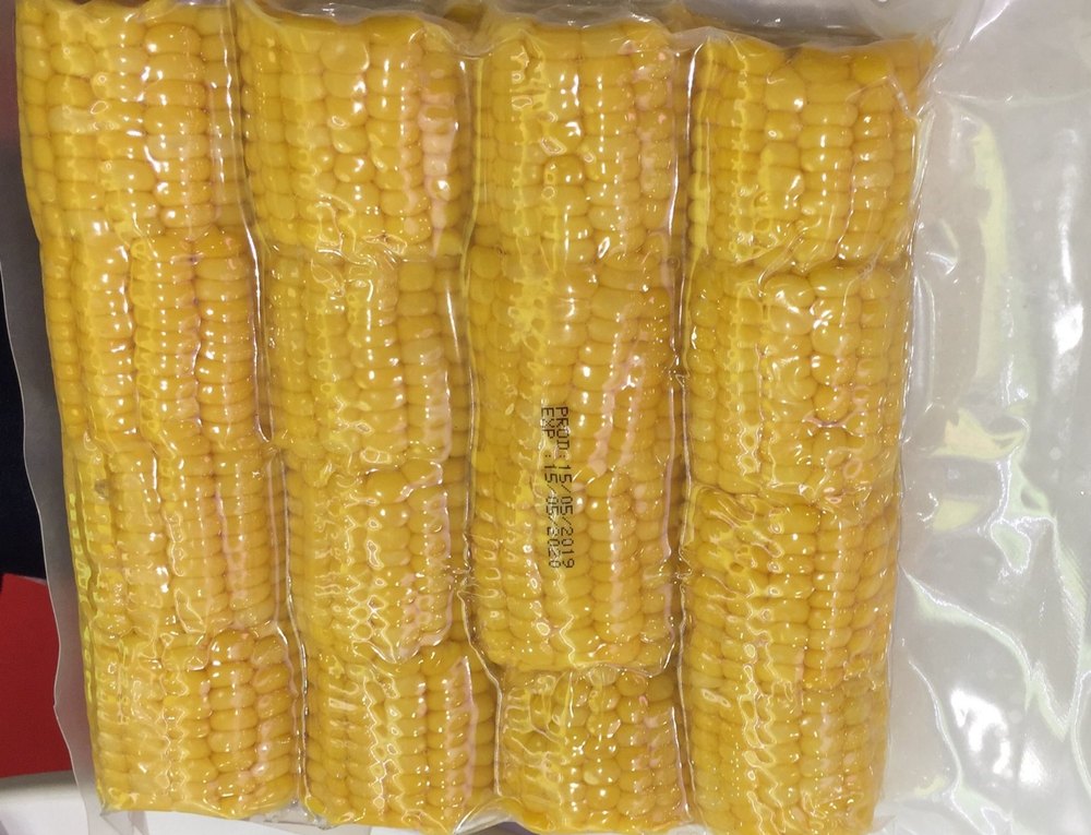 A Grade Yellow Frozen Sweet Corn On Cob, Packaging Size: 1kg, Deep Freezing