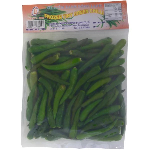 G4 A Grade Frozen Green Chilli