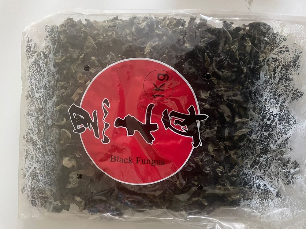 1 Kg Dry Black Fungus Mushroom, Packet