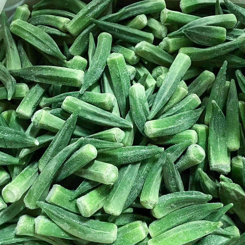 A Grade Green Frozen Baby Okra, Individual Quick Freezing