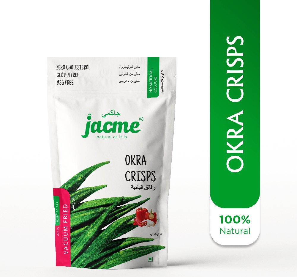 Vacuum Fried Okra Crisps, Packaging Size: 22g