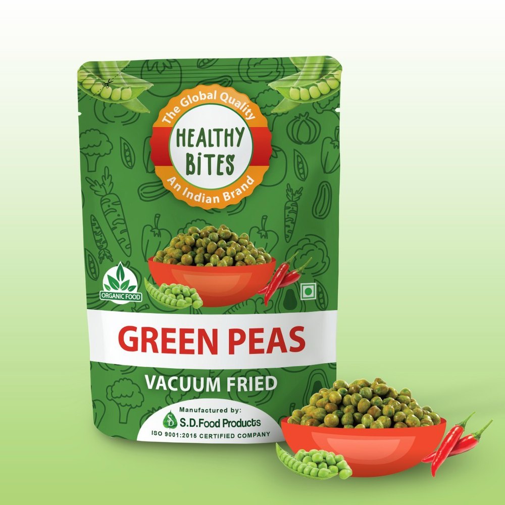 Vacuum Fried Green Peas