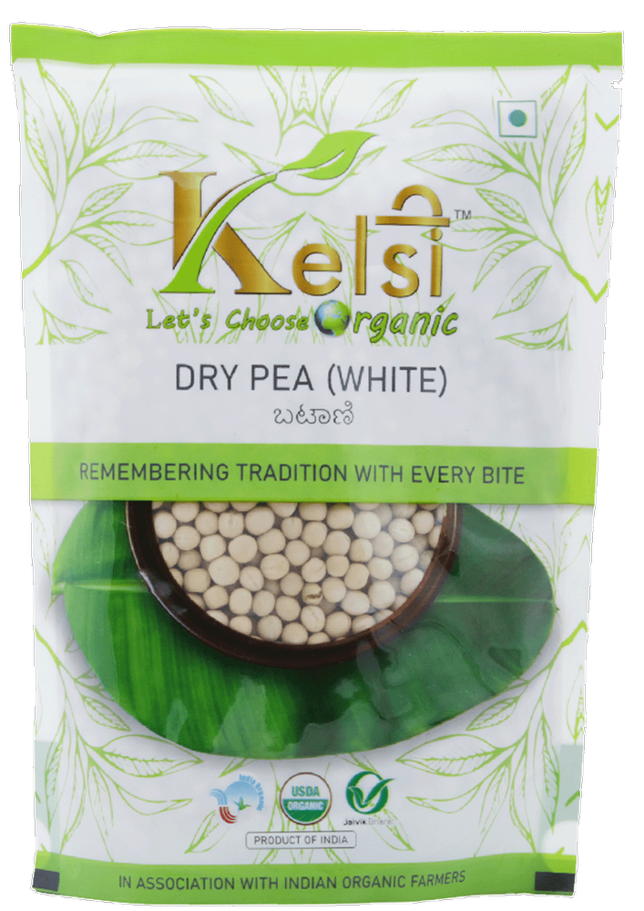 A Grade Kelsi Organic Dry Peas, Packet, Packaging Size: 500kg