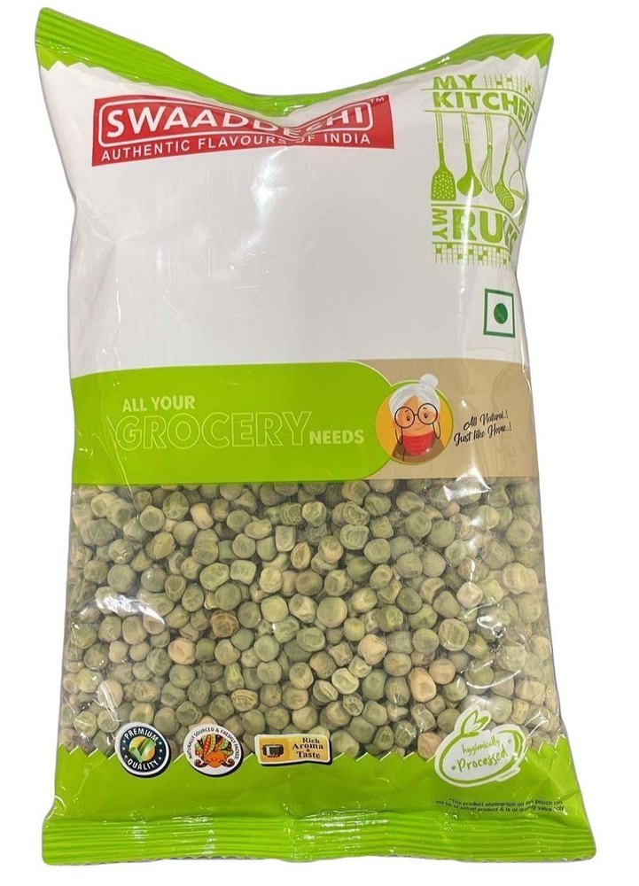 A Grade Dried Green Peas, Packet, Packaging Size: 500 gm