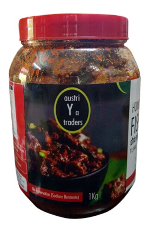 AUSTRIYA Spicy Fish Pickles 1kg, Packaging Type: plastic jar