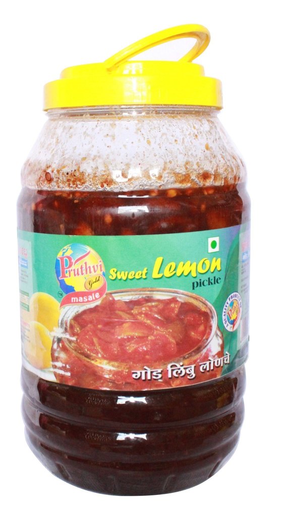 Pruthvi Gold Sweet Lemon Pickle, Packaging Type: Plastic Jar