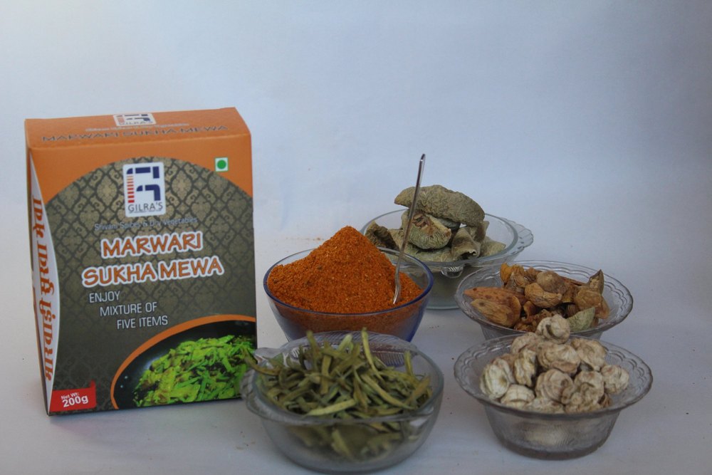 Dry Sukha Saag (kachri Gvarfali )
