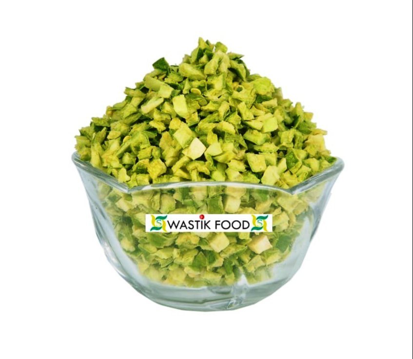 A Grade Freeze Dried Green Capsicum, 3 Layer Aluminium Bag, Packaging Size: 5 Kg
