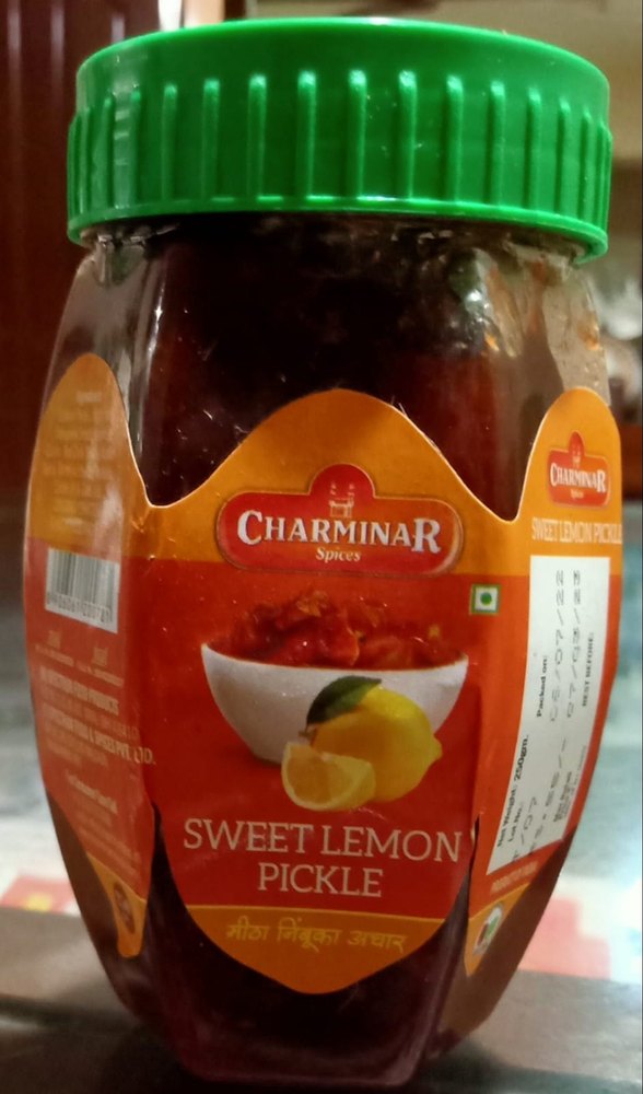 Charminar Sweet Lemon Pickles, Packaging Type: 1 Kg Jar