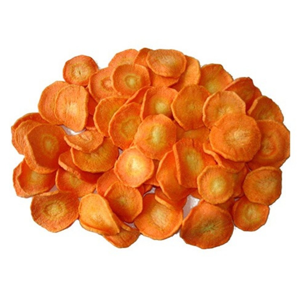 A Grade Freeze Dried Carrot Slices, Loose