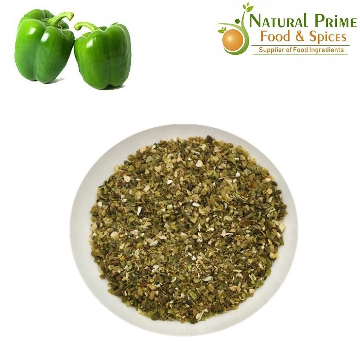Dehydrated Pepper Flakes A Grade Dehydrated Green Bell Pepper Flakes, Maharashtra