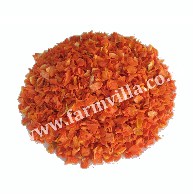 Dehydrated Carrot Flakes, Packaging: 25 kg bag