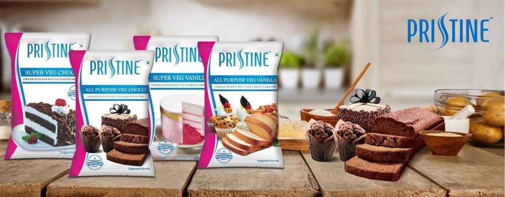 Egg Less Pristine Cake Premix Vanilla, For Bakery