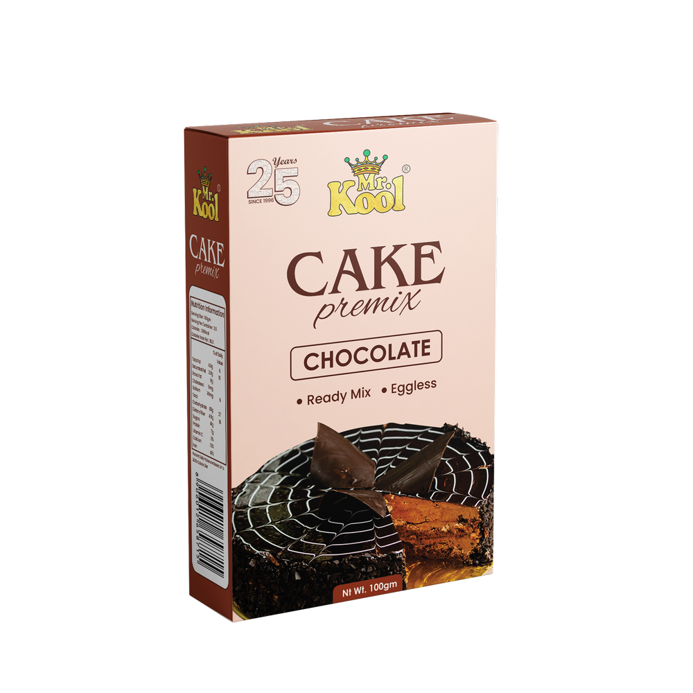 Mr.kool Brown royal chocolate cake premix, Powder, Packaging Size: 400 Gm