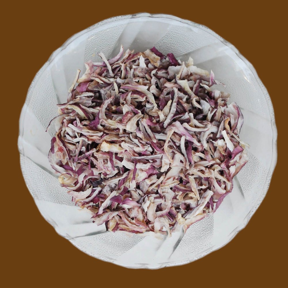 A Grade Dehydrated Kibbled Red Onion