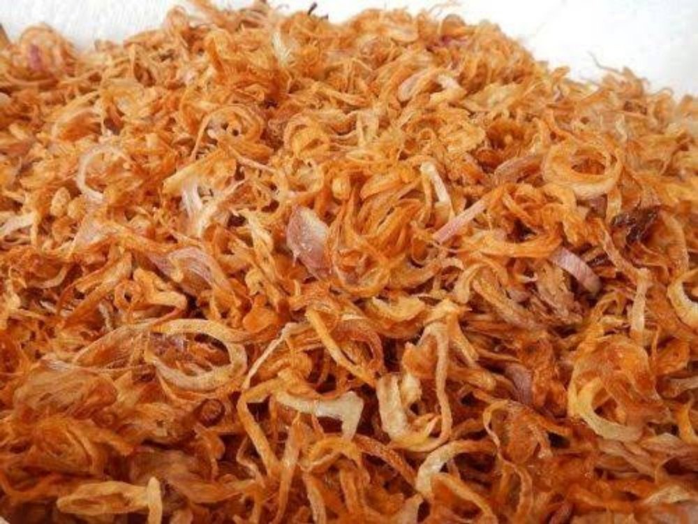 Pink Fresh Fried Onion Flakes