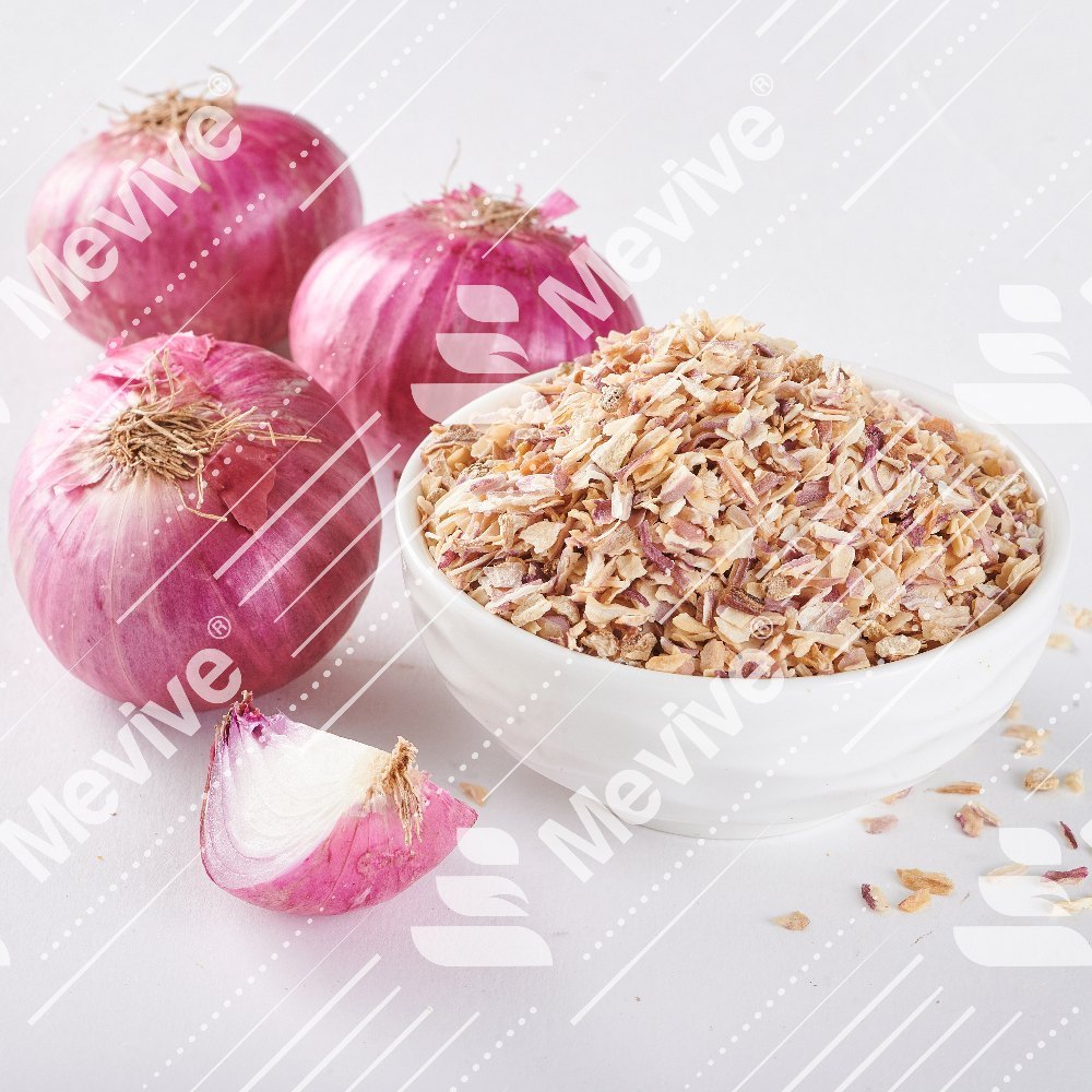Dehydrated Chopped Red Onion, Packaging Size: 12 Or 14 Kgs