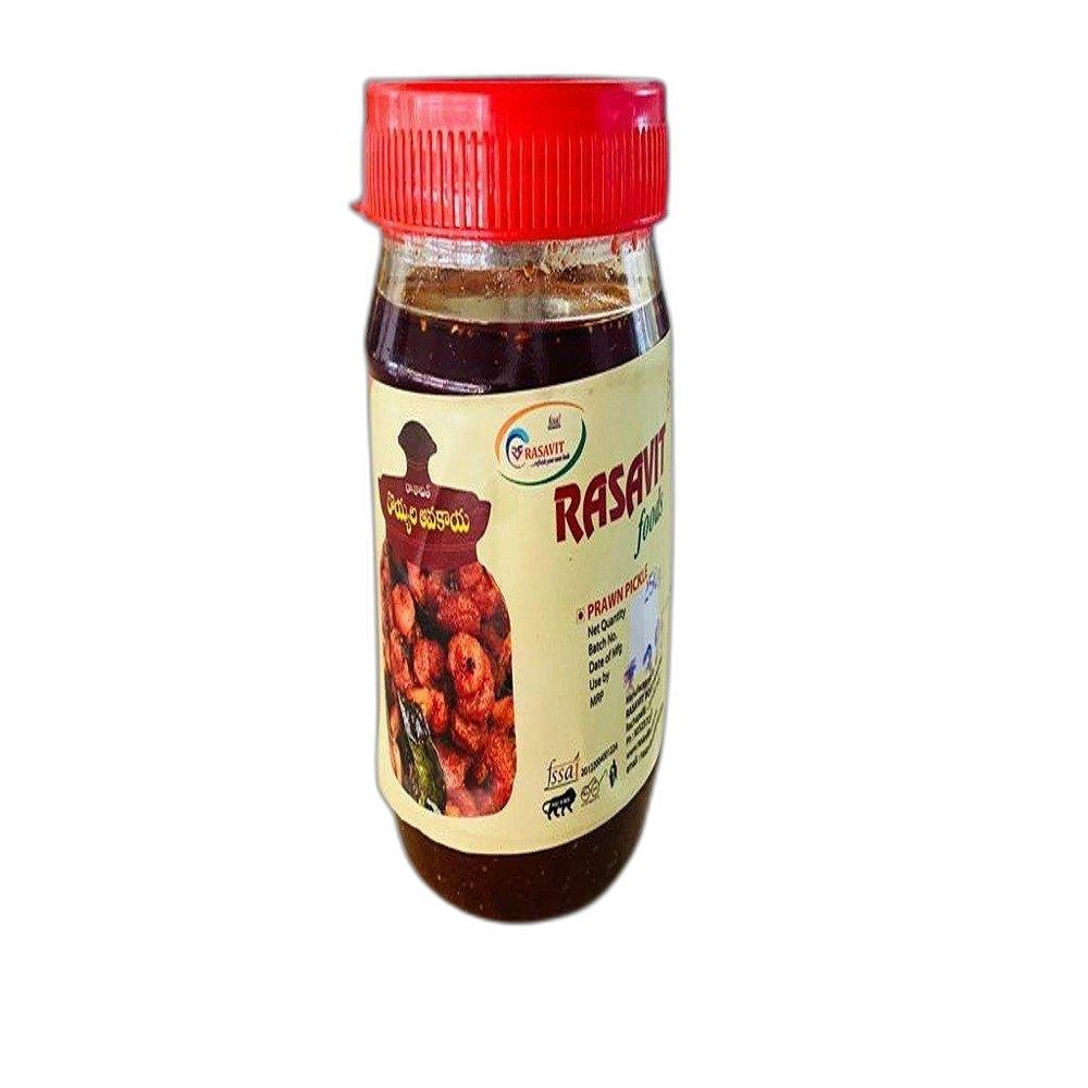 Spicy 250gm Rasavit Prawns Pickle, Packaging Type: Jar