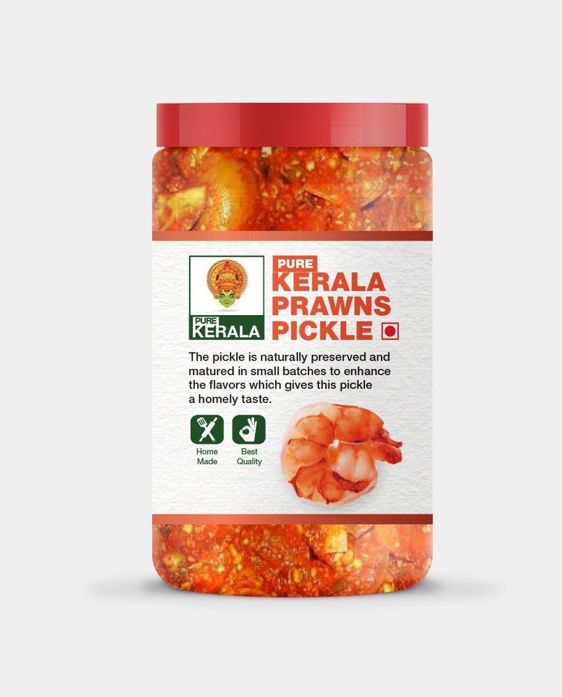 Spicy Pure Kerala Prawns Pickle, Packaging Type: Box, Packaging Size: 30