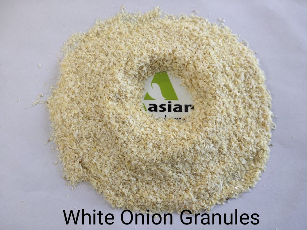 Dehydrated White Onion Granules, 20 Kg