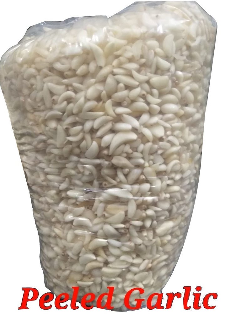 White Peeled Garlic