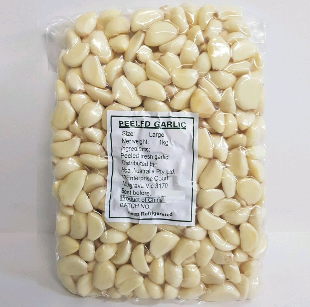 White Peeled Garlic