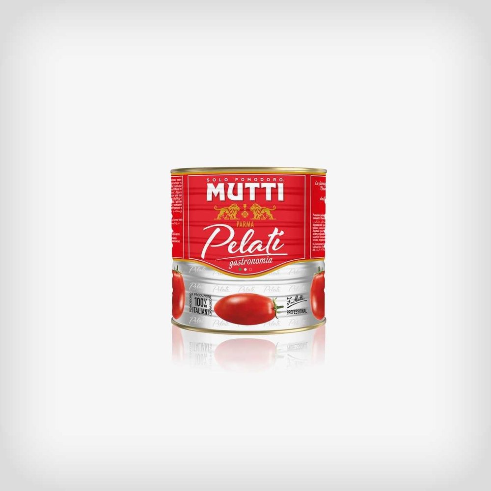 Mutti Gastronomia Peeled Tomato, Packaging: 2.5 kg tins