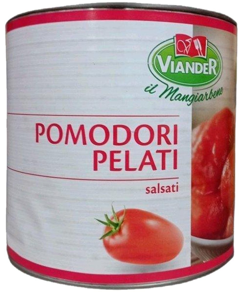 Viander Peeled Tomato, Jar, 2.5kg