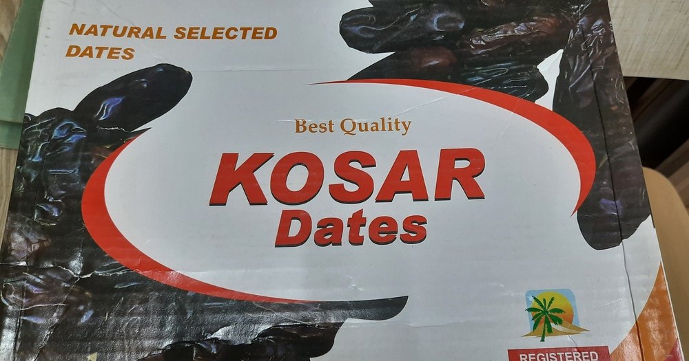 Imported Black Kosar Muzzafati Dates, Packaging Type: Cartoon Box, Packaging Size: 5 Kg