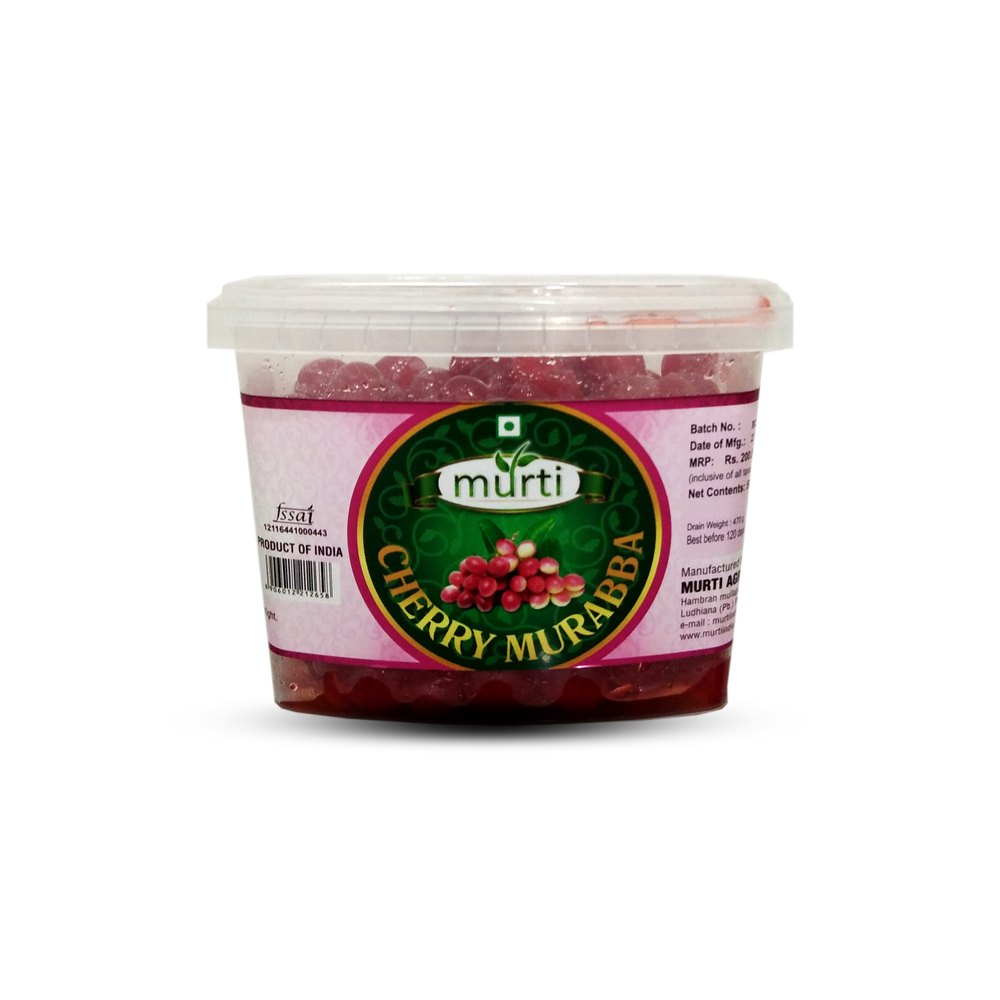 Murti Karonda Cherry Glazed Murabba, Packaging Type: Jar, 500g