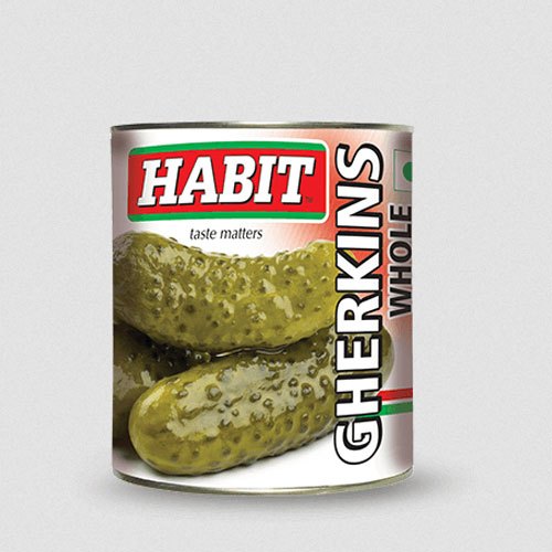 Habit Gherkins Whole in Vinegar, Packaging Size: 2.9 Kg