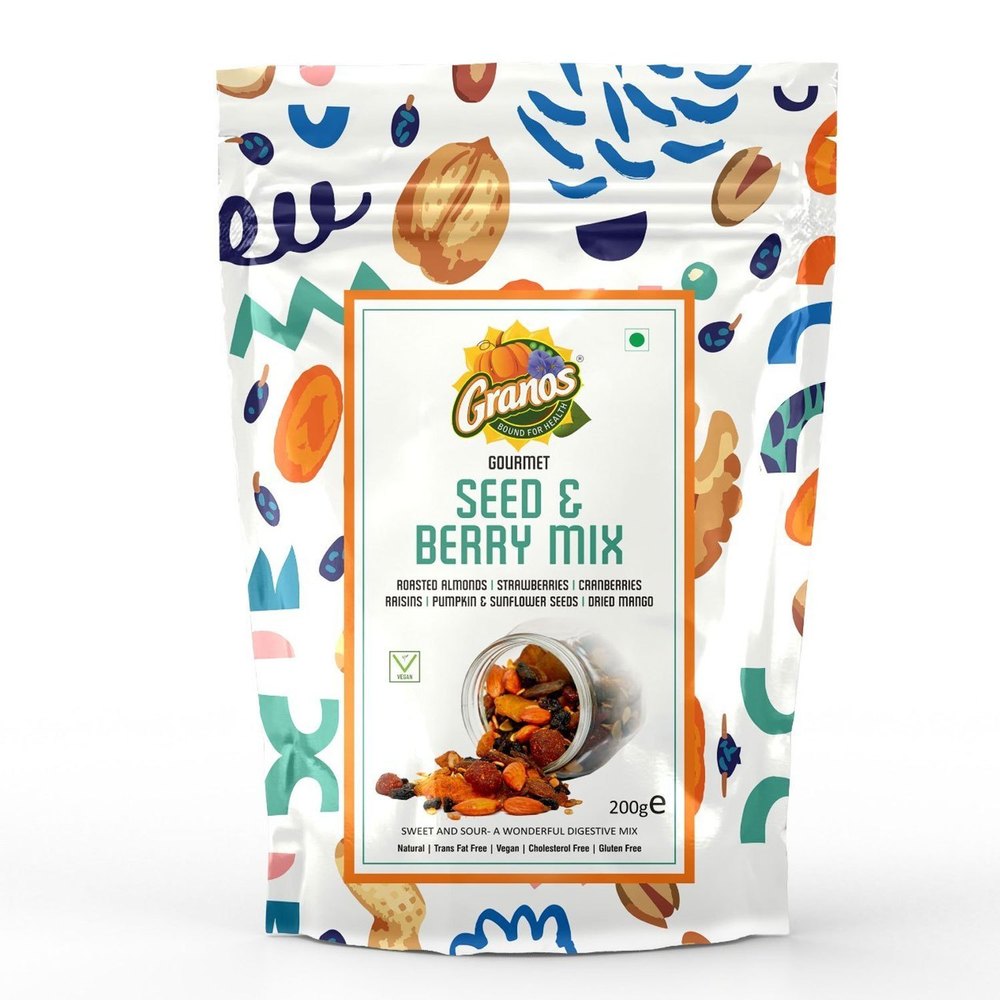 A Grade Granos 200gm Seed Berry Mix, Packaging Type: Packet