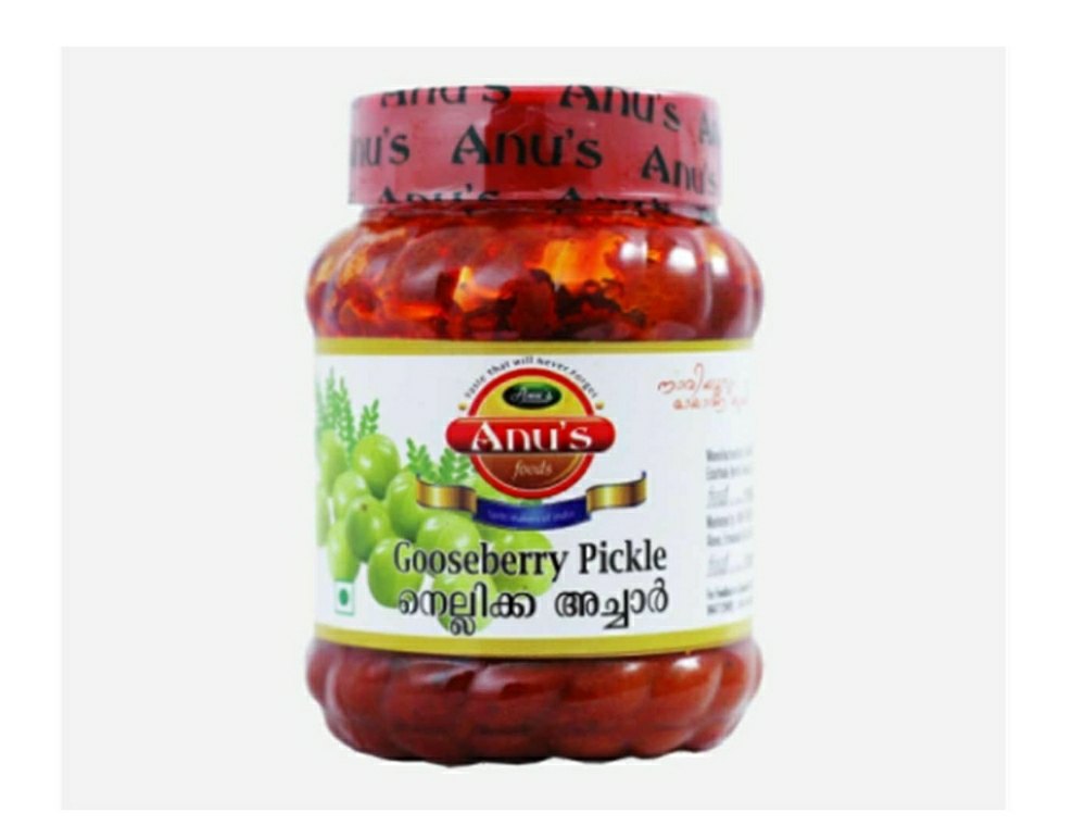 Anu\'s Food Spicy Gooseberry Pickle 200 gm, Packaging Type: Plastic Bottles