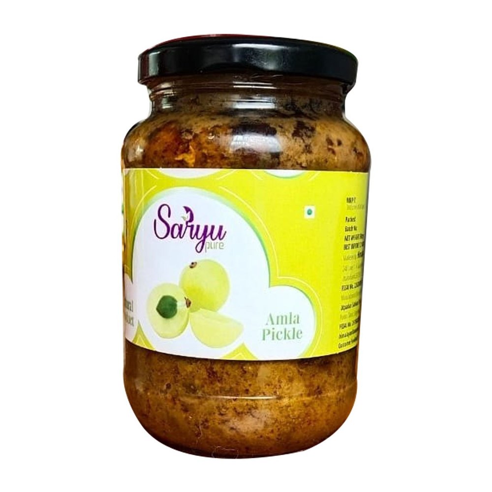 SARYU PURE 500 gm Amla Pickle, Packaging Type: Jar