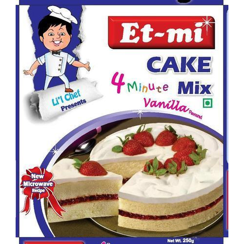 Et-mi White Vanilla Instant Cake Mix, For Bakery, Powder