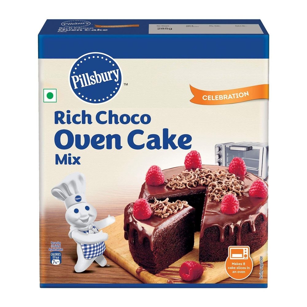 Brown Chocolate Pillsbury Oven Cake Mix, Rich Choco, For Bakery, Powder
