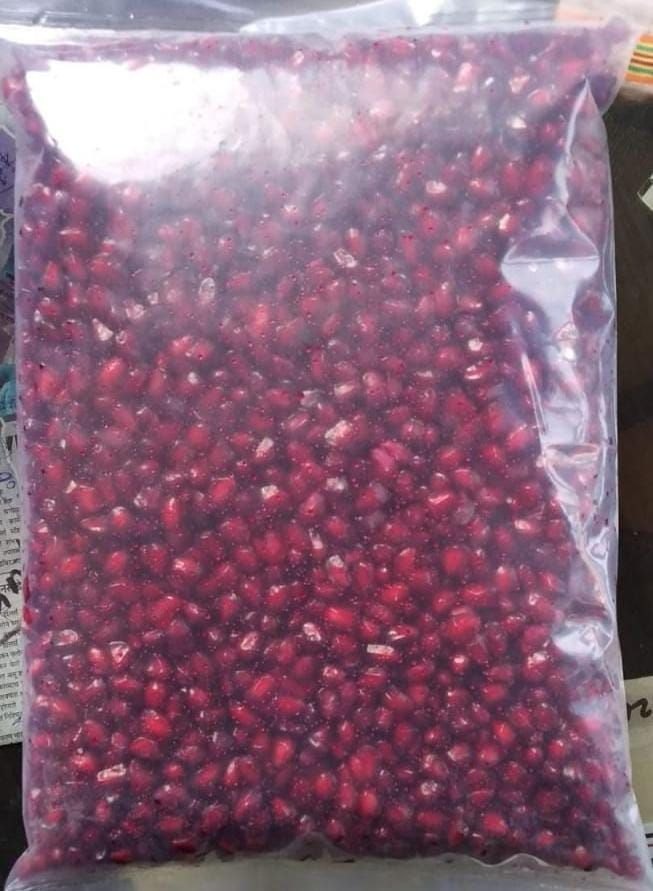 Natural A Grade Frozen Pomegranate Arils, Packaging Size: 1 Kg, Blast Freezing
