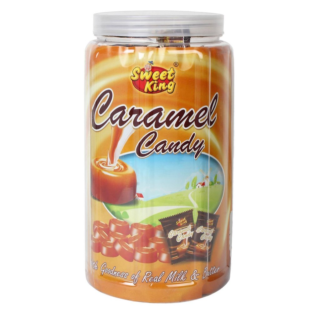 SWEETKING Brown Butter Caramel Candy, Packaging Type: Plastic Jar, Packaging Size: 300 Pcs in 1 Jar