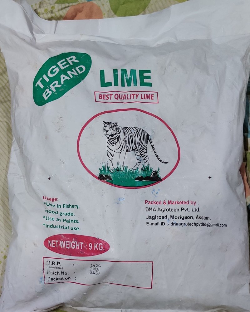 Aquatic Lime, Packaging Type: Packet, Packaging Size: 9kg