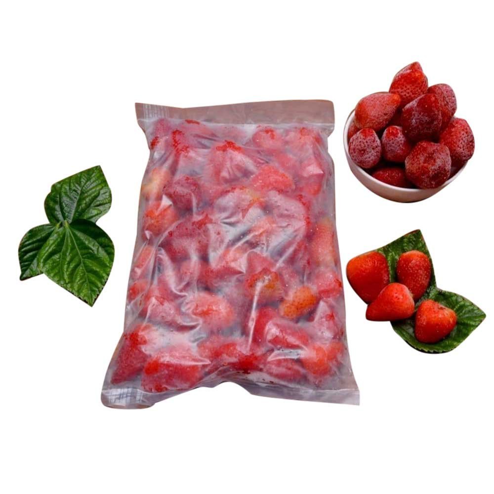 Frozen Whole Strawberries, Packaging Size: 1 Kg, Packaging Type: Packet
