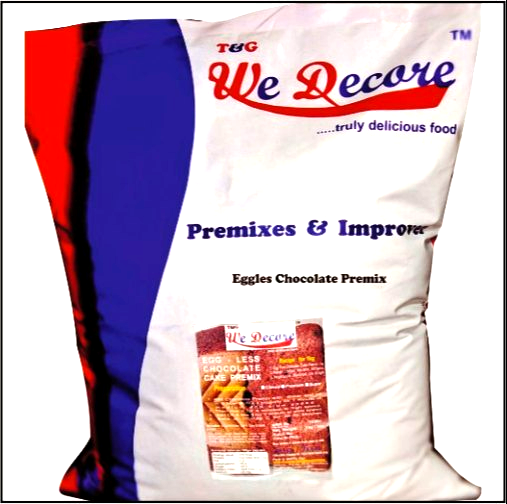 We Decore Bag Eggfree Chocolate Premix, Powder, Packaging Size: 25 Kg