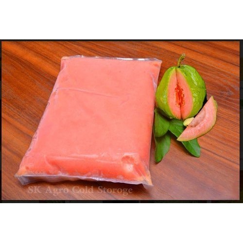 Natural Frozen Pink Guava Pulp, Packaging Type: Plastic Pouch, Packaging Size: 1 Kg