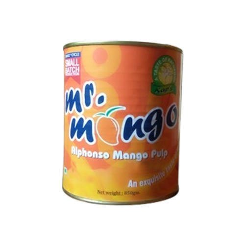 Unsweetened Alphonso Mango Pulp, Packaging Type: Can, Packaging Size: 850 Gm