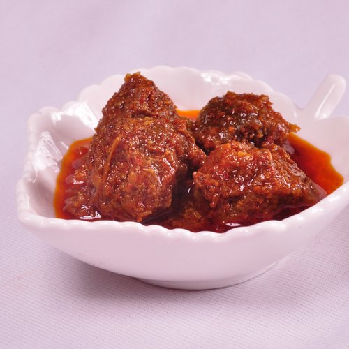 Spicy Boneless Mutton Pickle, Packaging Type: Box, Packaging Size: 1kg