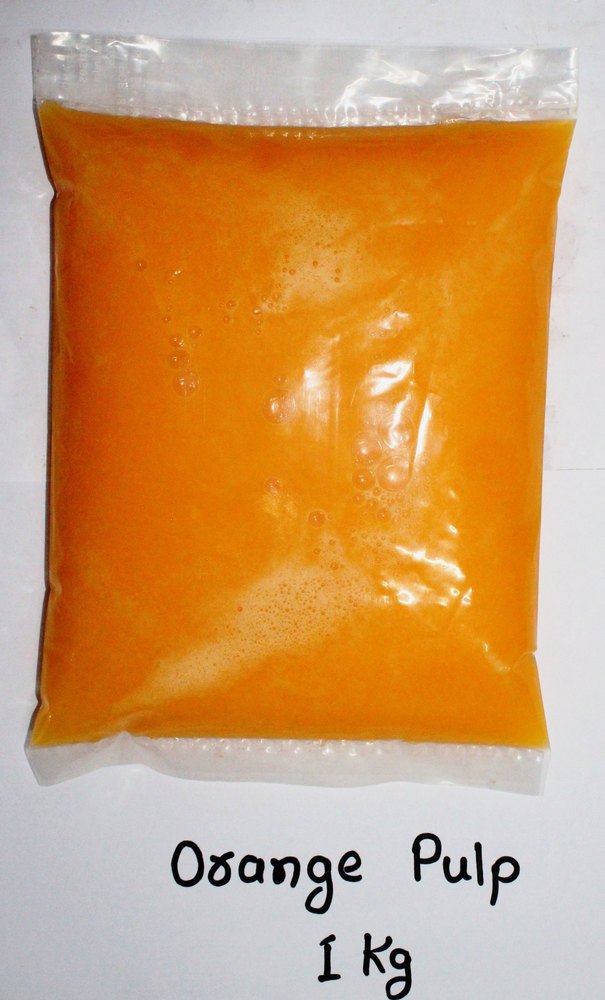 Frozen Orange Pulp, Packaging Type: Packets, Packaging Size: 1 Kg