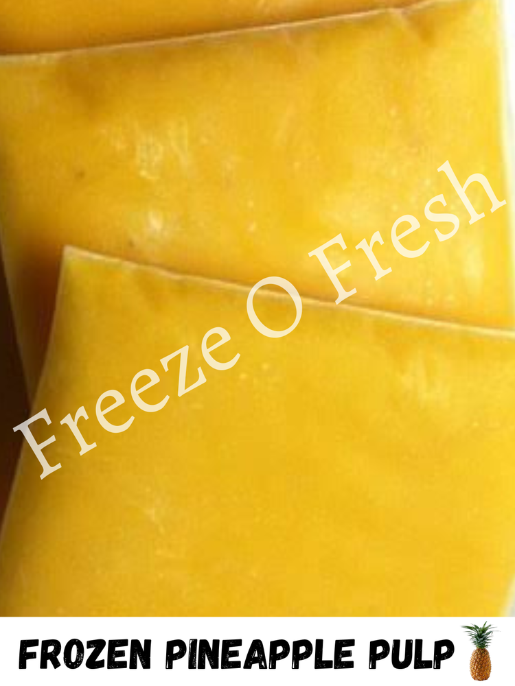 Yellow Frozen Pineapple Pulp, Packaging Size: 1 Kg, Speciality: Organic